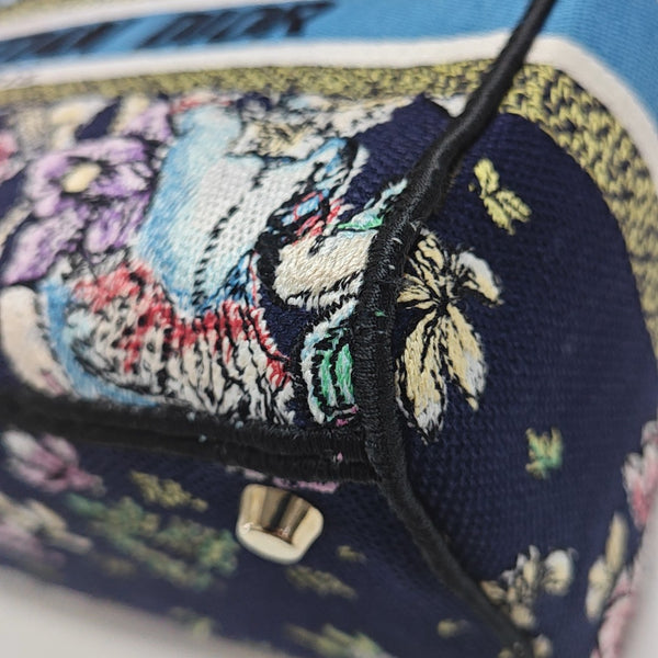 Lady D-Lite Medium Canvas Blue