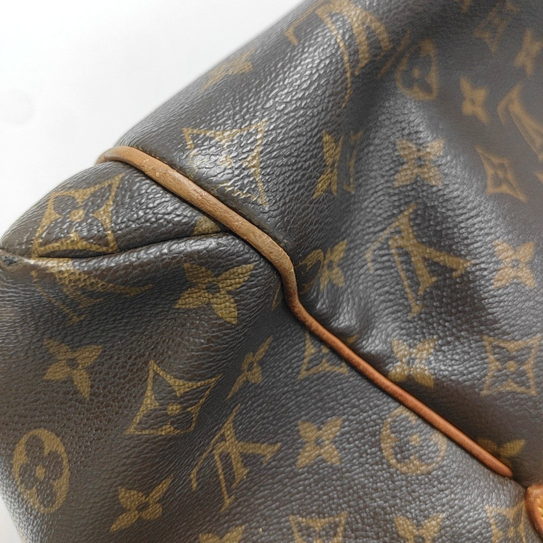 TOTALLY Monogram Coated Canvas Brown