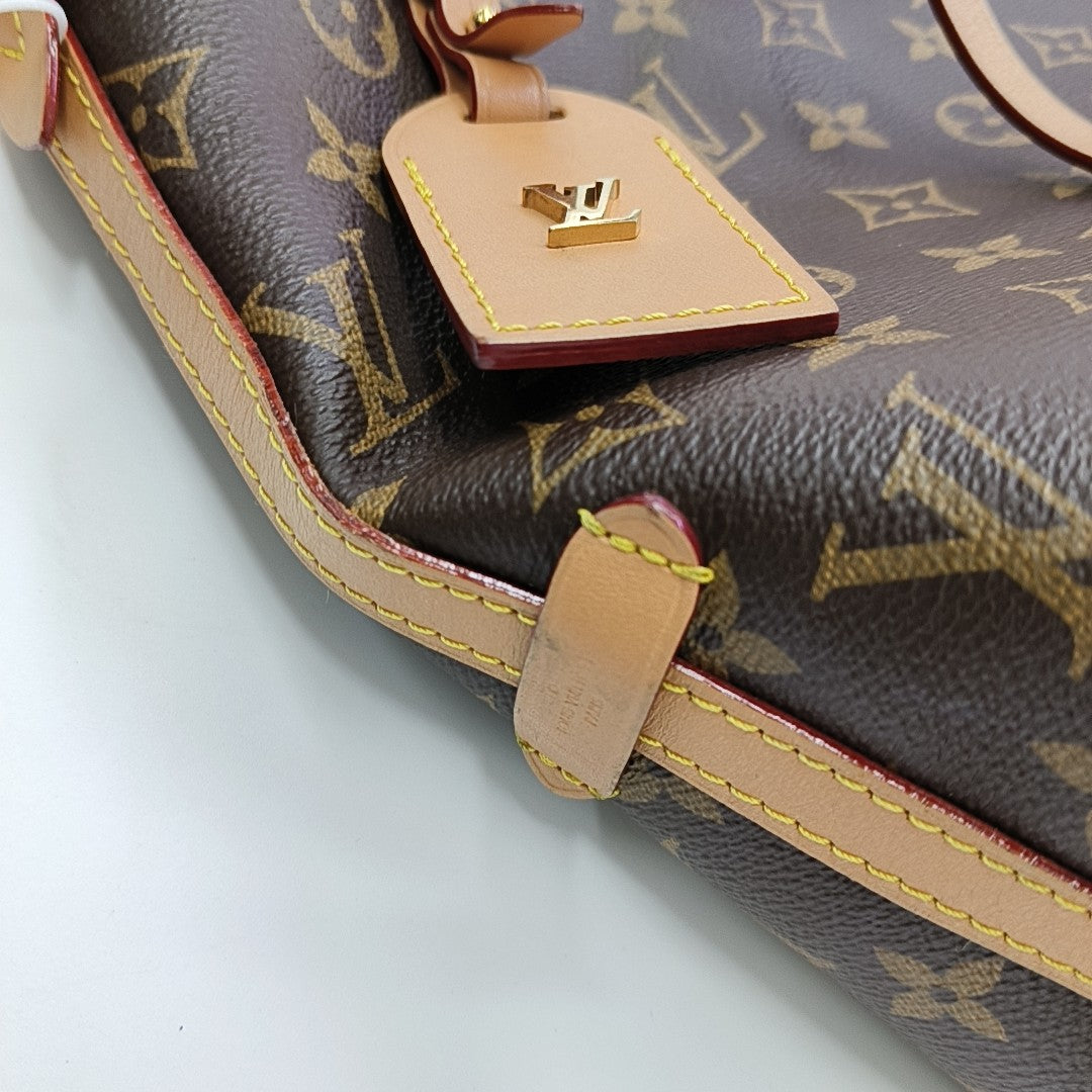 CARRYALL PM Monogram Coated Canvas Brown