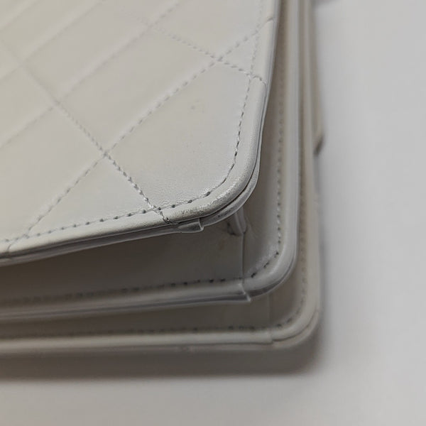 Quilted Calfskin White