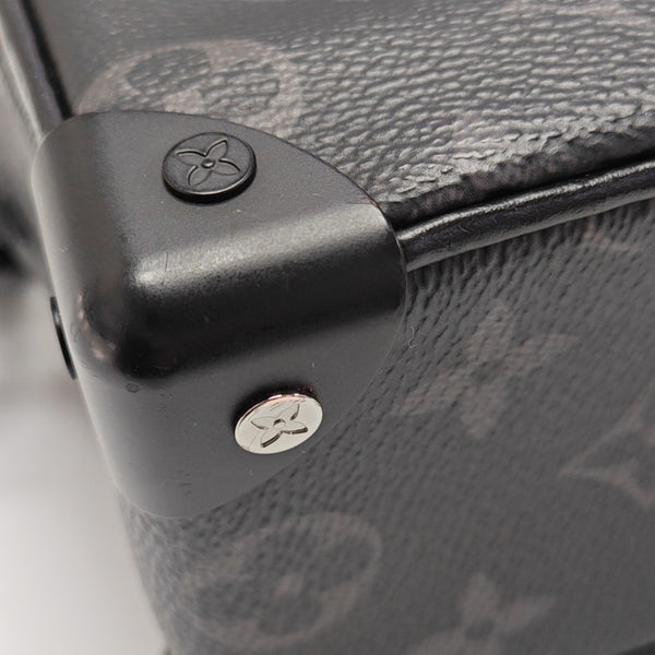 SOFT TRUNK Mini Monogram Coated Canvas Black