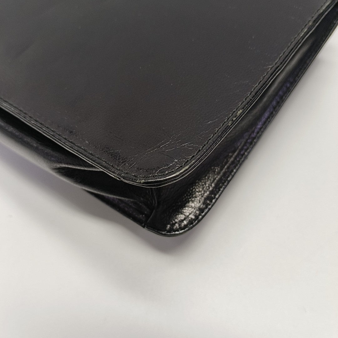 Calfskin Shoulder Bag Black
