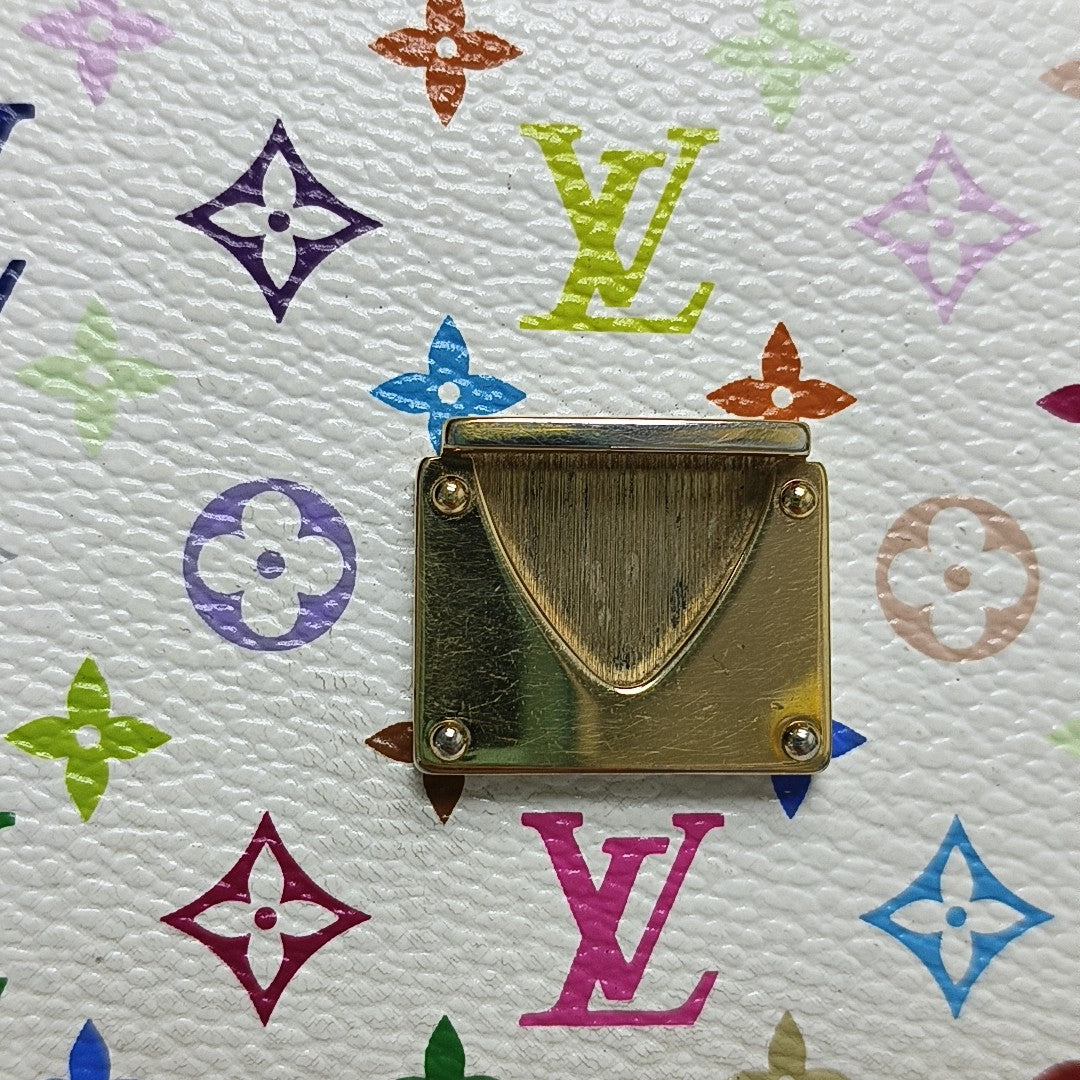 LV × TM KOALA Monogram Coated Canvas White Wallet