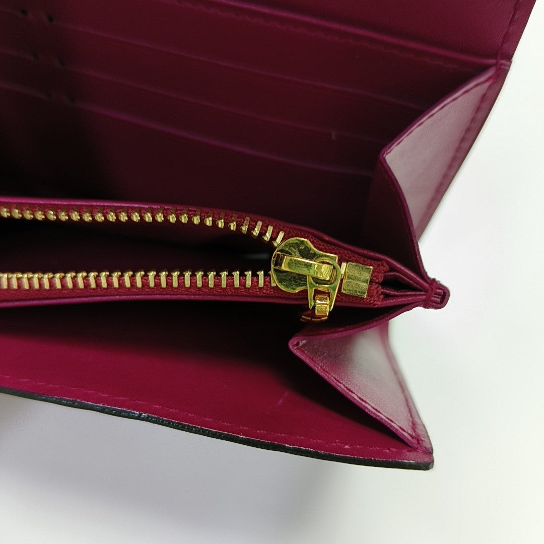 PORTE MONNAIE Patent Leather Red Wallet