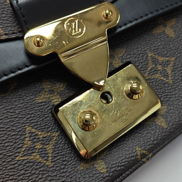 MARCEAU Monogram Coated Canvas Brown