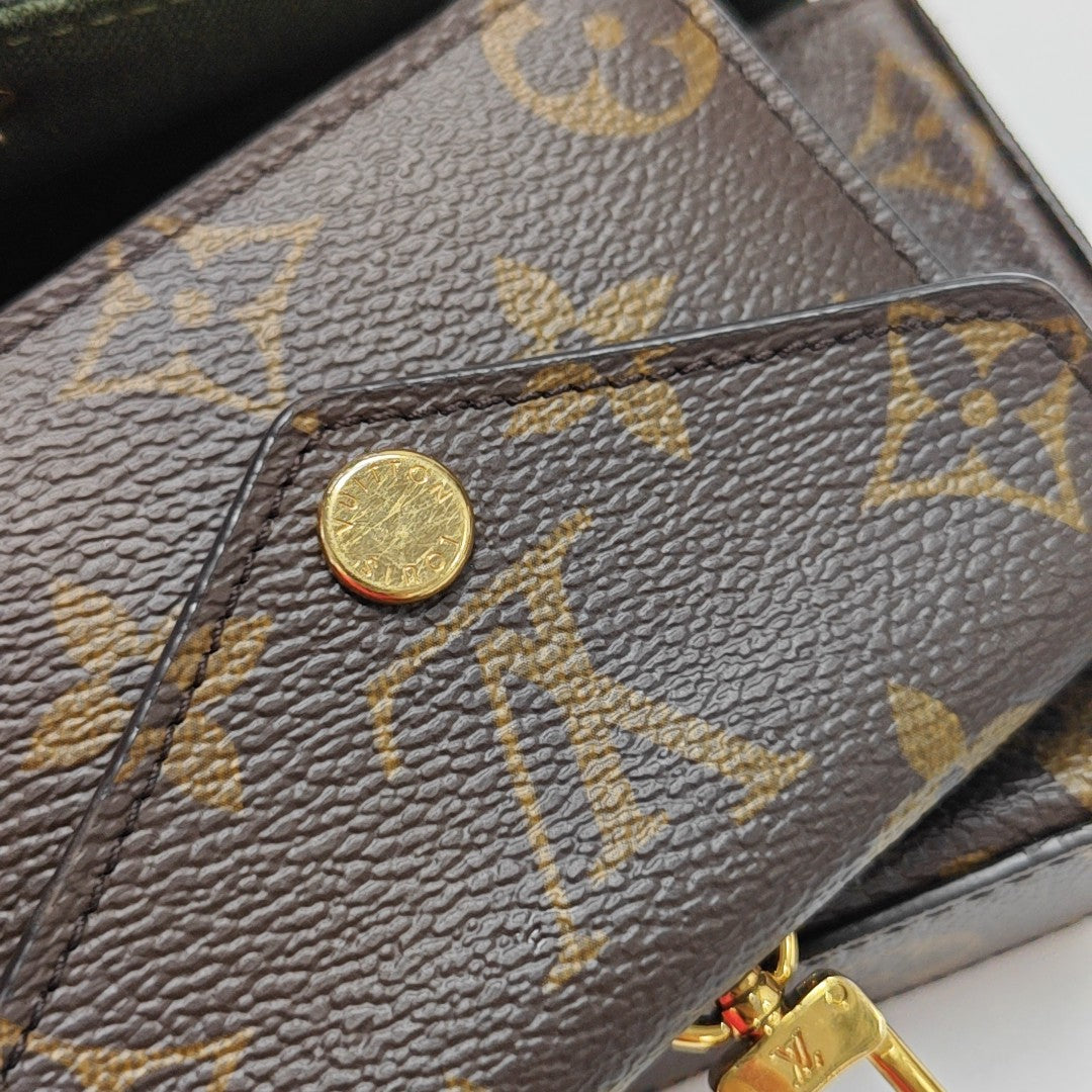 FÉLICIE Monogram Coated Canvas Brown