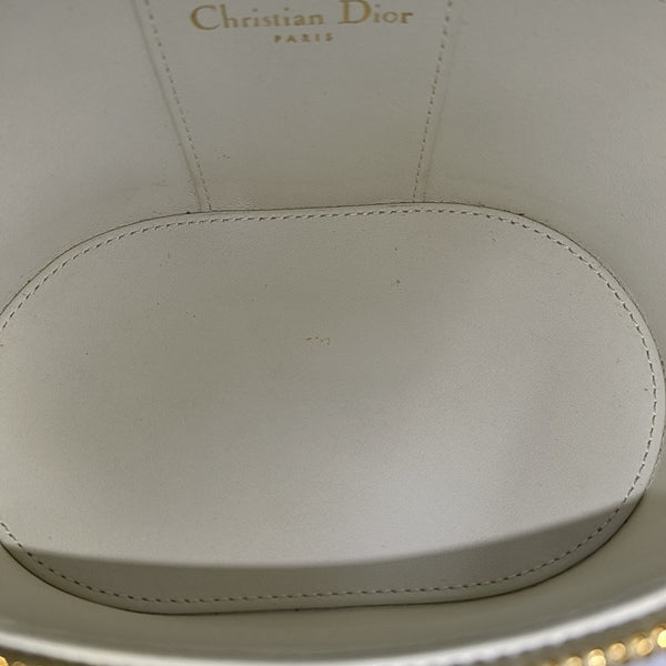 Calfskin Shoulder Bag Small White