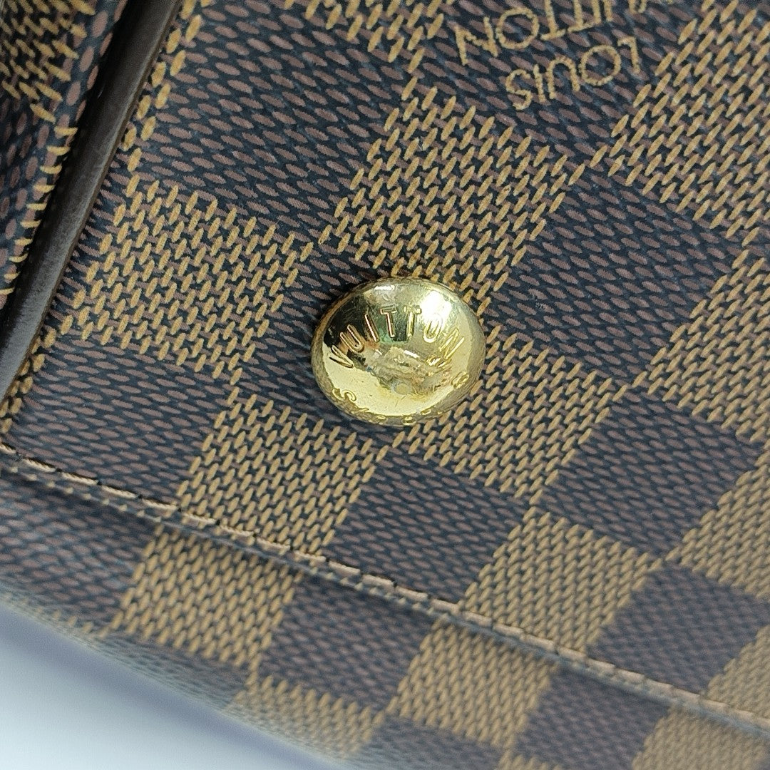 TREVI GM Damier Ebene Coated Canvas Brown