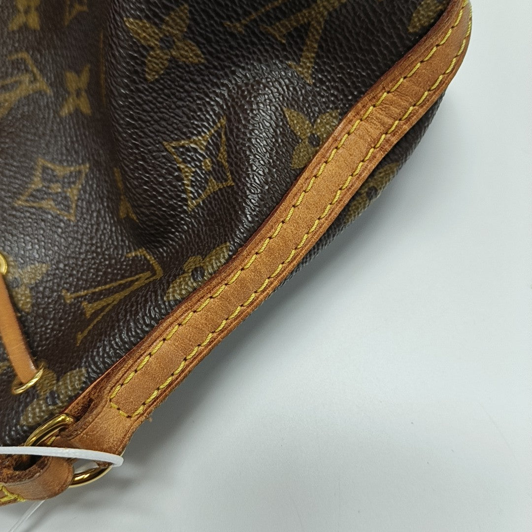 NÉONOÉ Nano Monogram Coated Canvas Brown