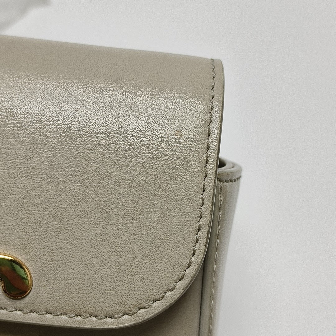 TRIOMPHE Mini Calfskin Beige