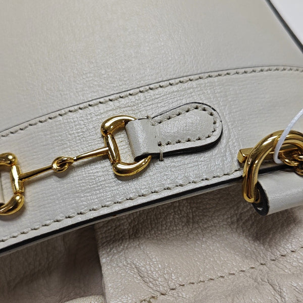 Horsebit 1955 Small Calfskin White