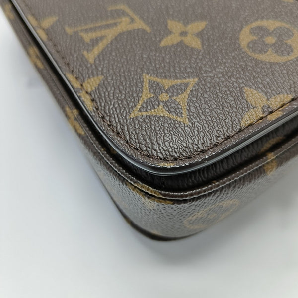 MÉTIS EAST WEST Monogram Coated Canvas Brown