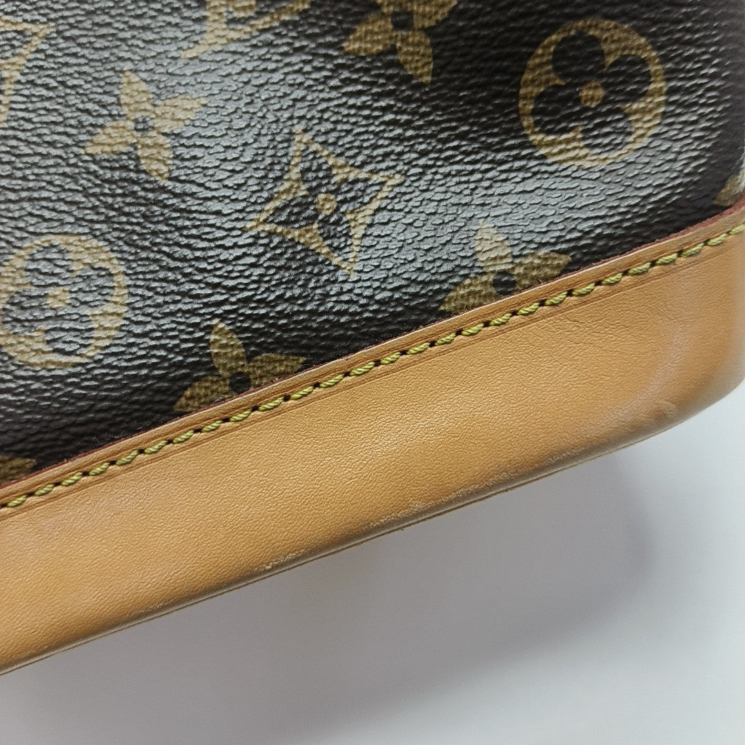 NOÉ BB Monogram Coated Canvas Brown
