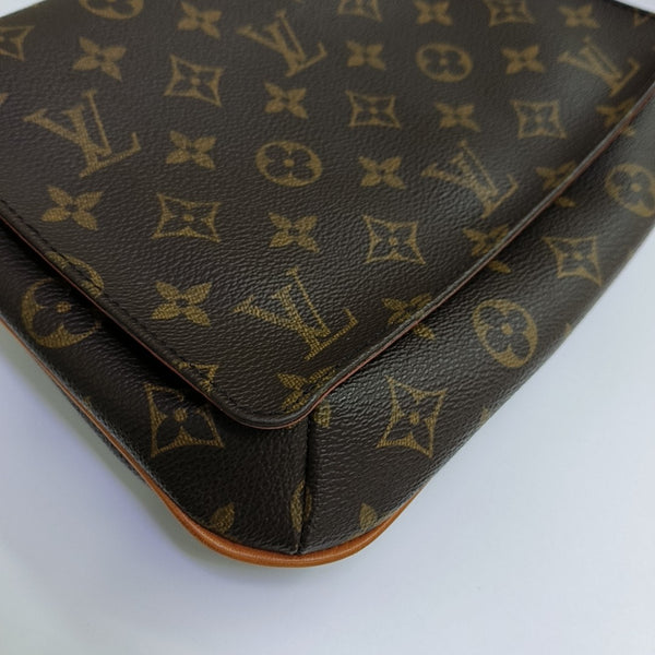 MUSETTE TANGO Monogram Coated Canvas Brown