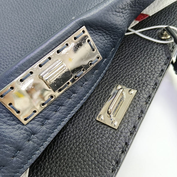 Peekaboo Large Calfskin Blue