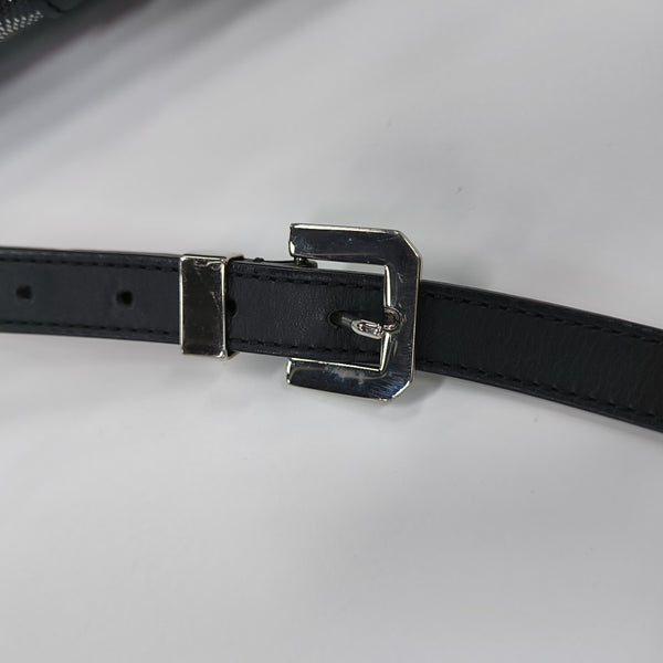 Belvedere Coated Canvas Black