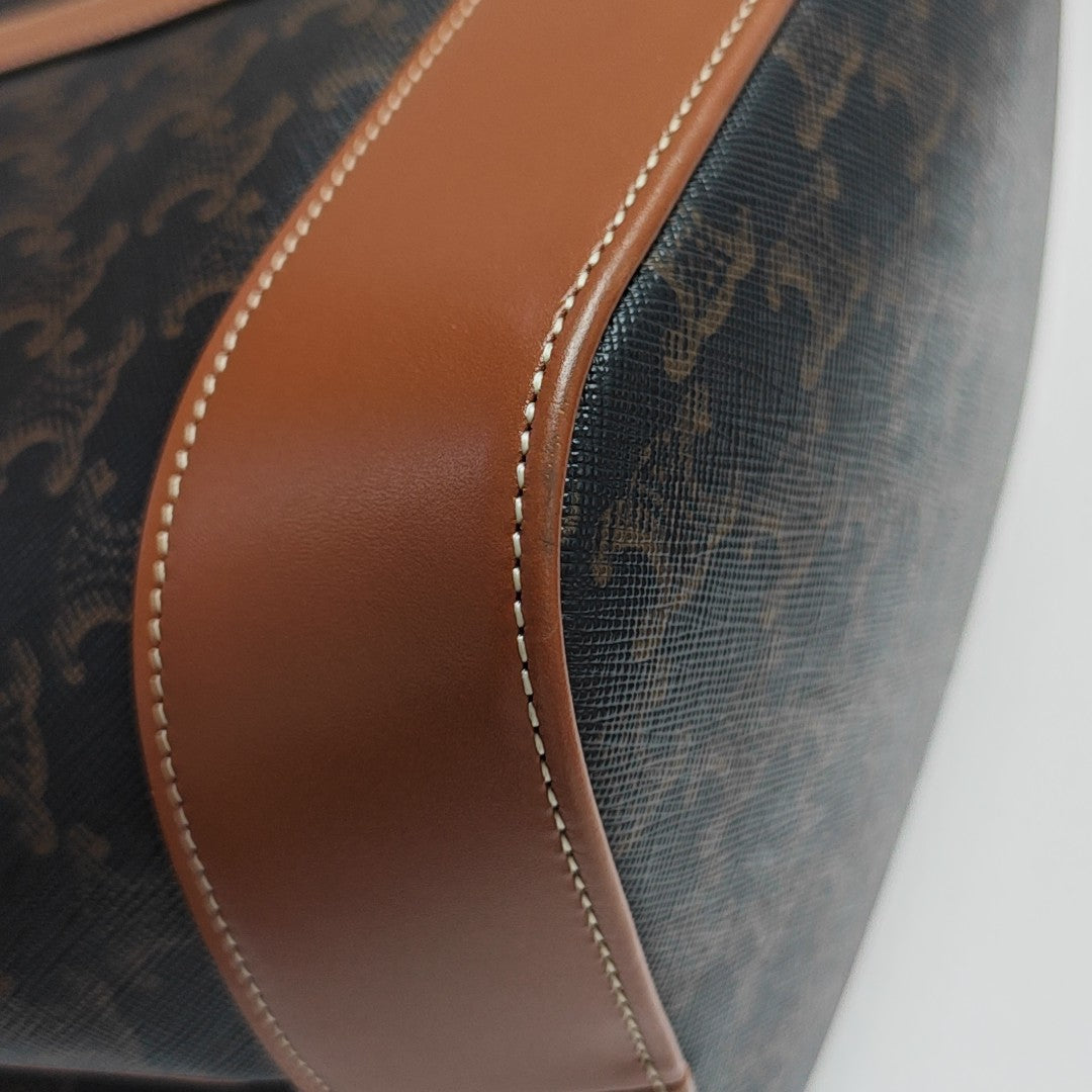 TRIOMPHE CANVAS Medium Coated Canvas Brown