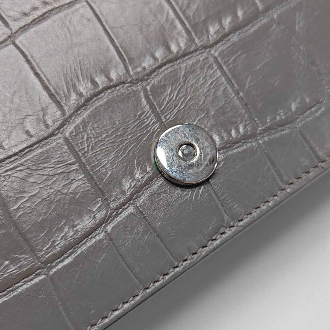 KATE Medium Calfskin Gray
