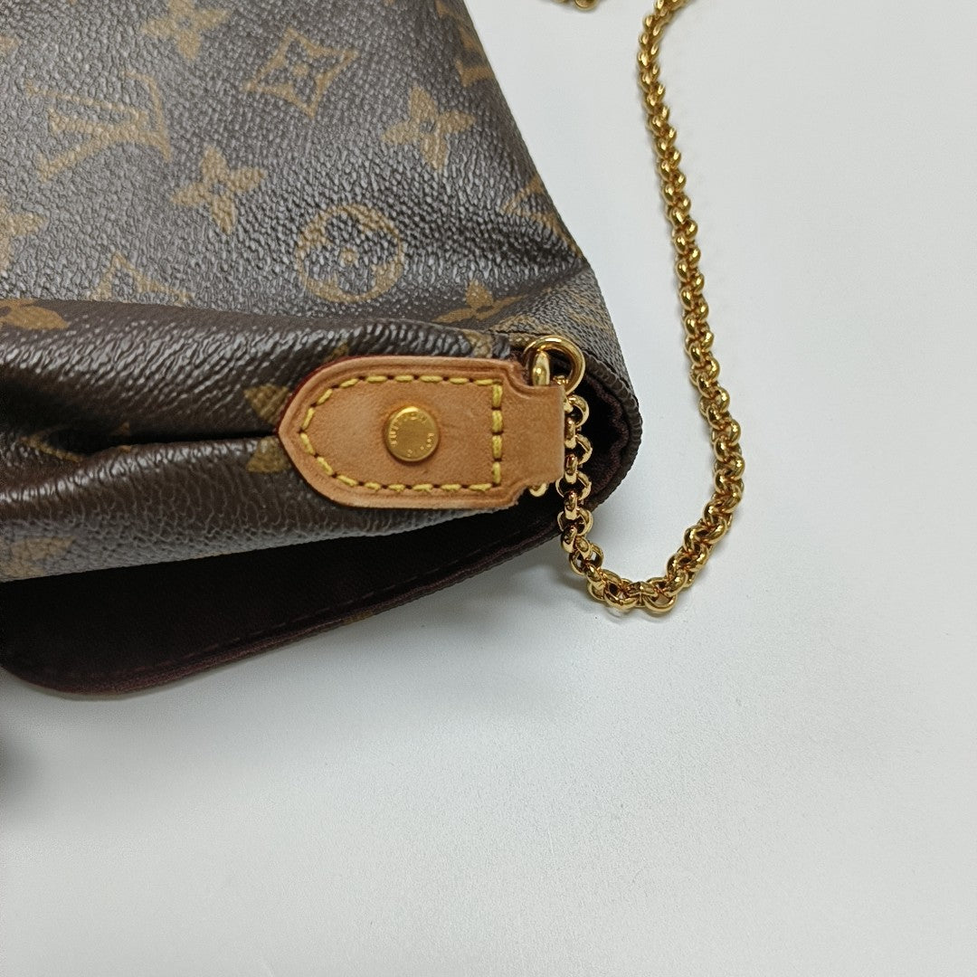 FAVORITE PM Monogram Coated Canvas Brown