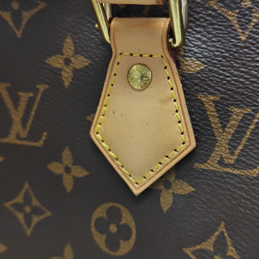 SPEEDY 25 Monogram Coated Canvas Brown