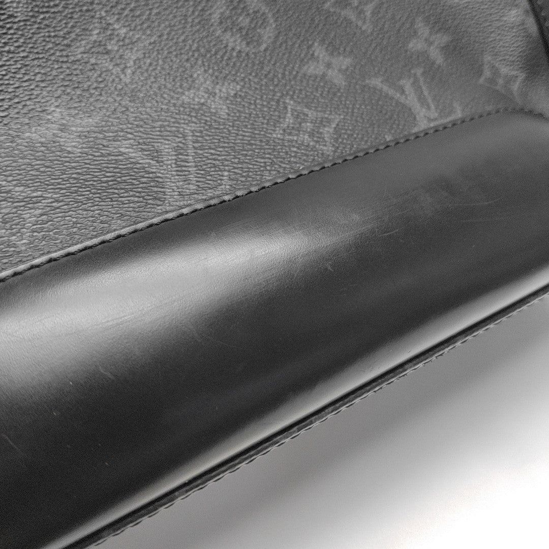 VOYAGER PM Monogram Coated Canvas Black