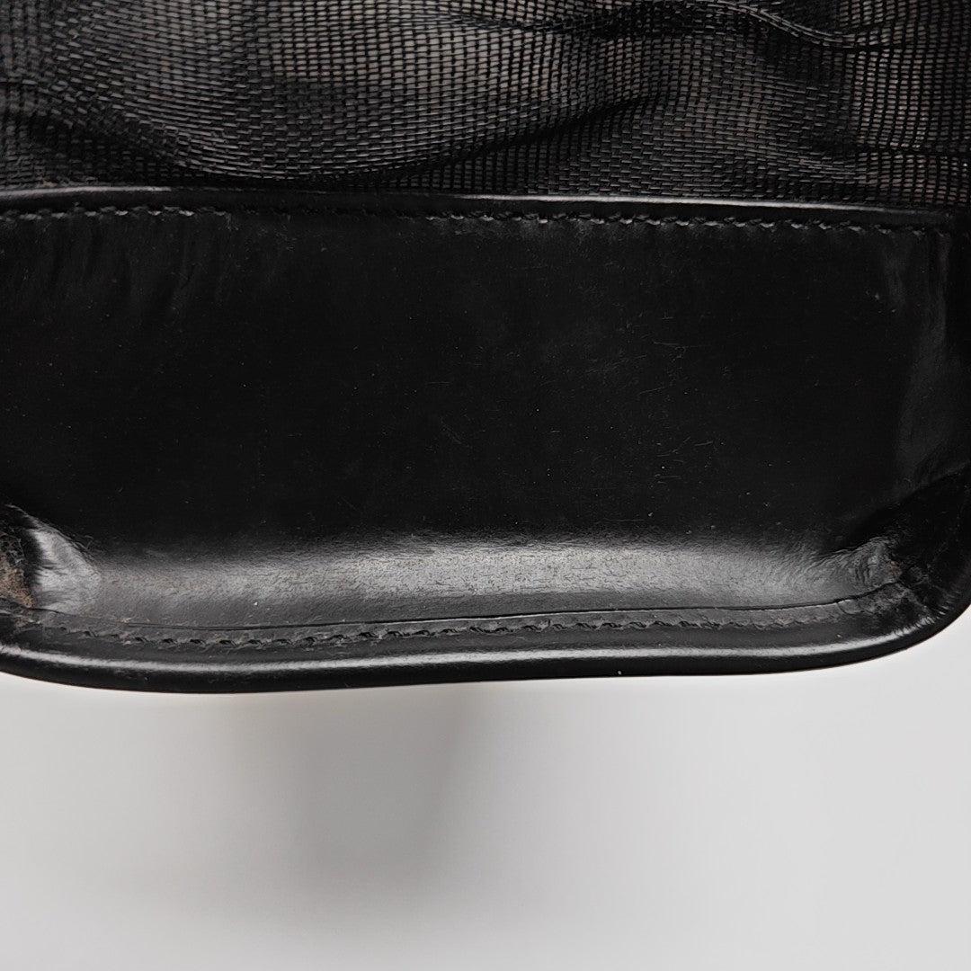 Special Material Top Handle Bag Black