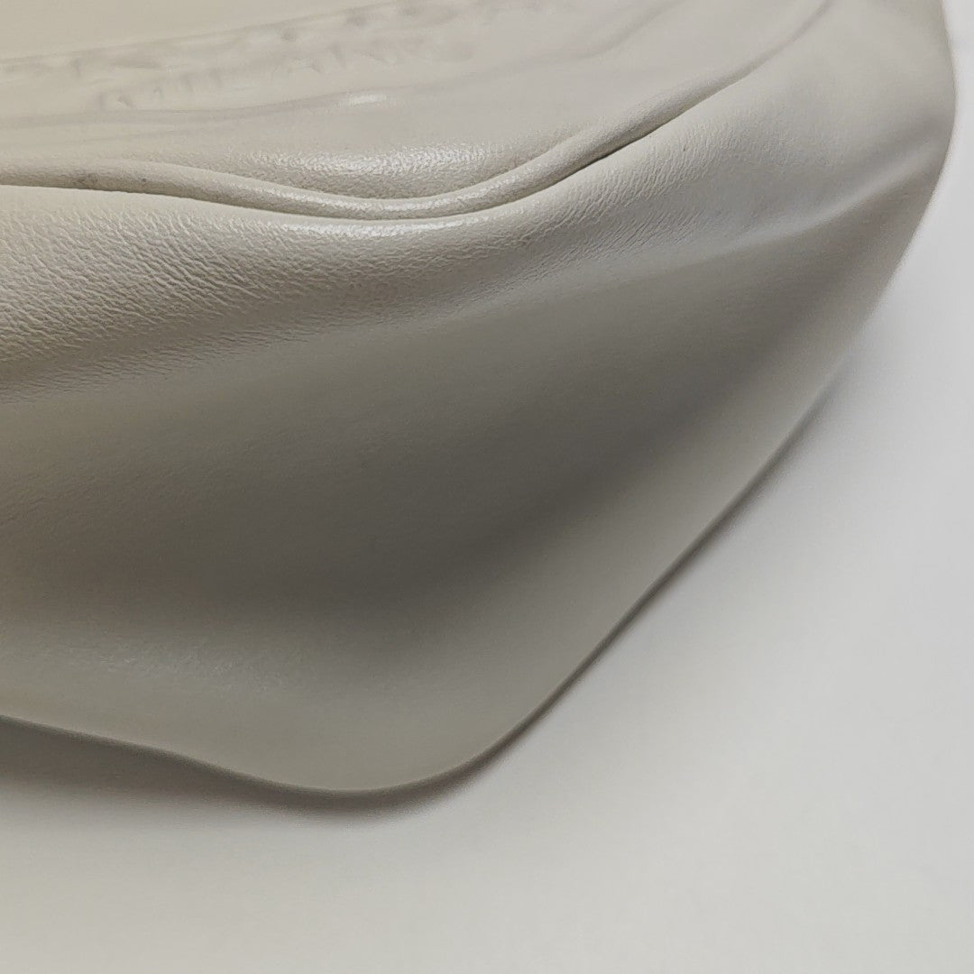 Triangle Calfskin White