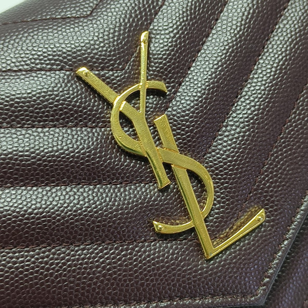 MONOGRAM Medium Chevron Calfskin Red