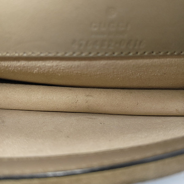 Dionysus Super Mini Monogram Coated Canvas Beige