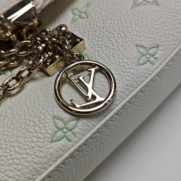 MADELEINE Mini Monogram Calfskin White