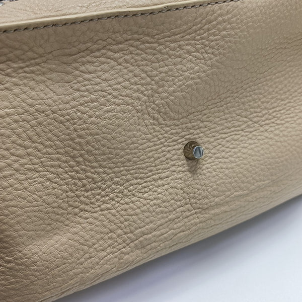 Calfskin Shoulder Bag Beige