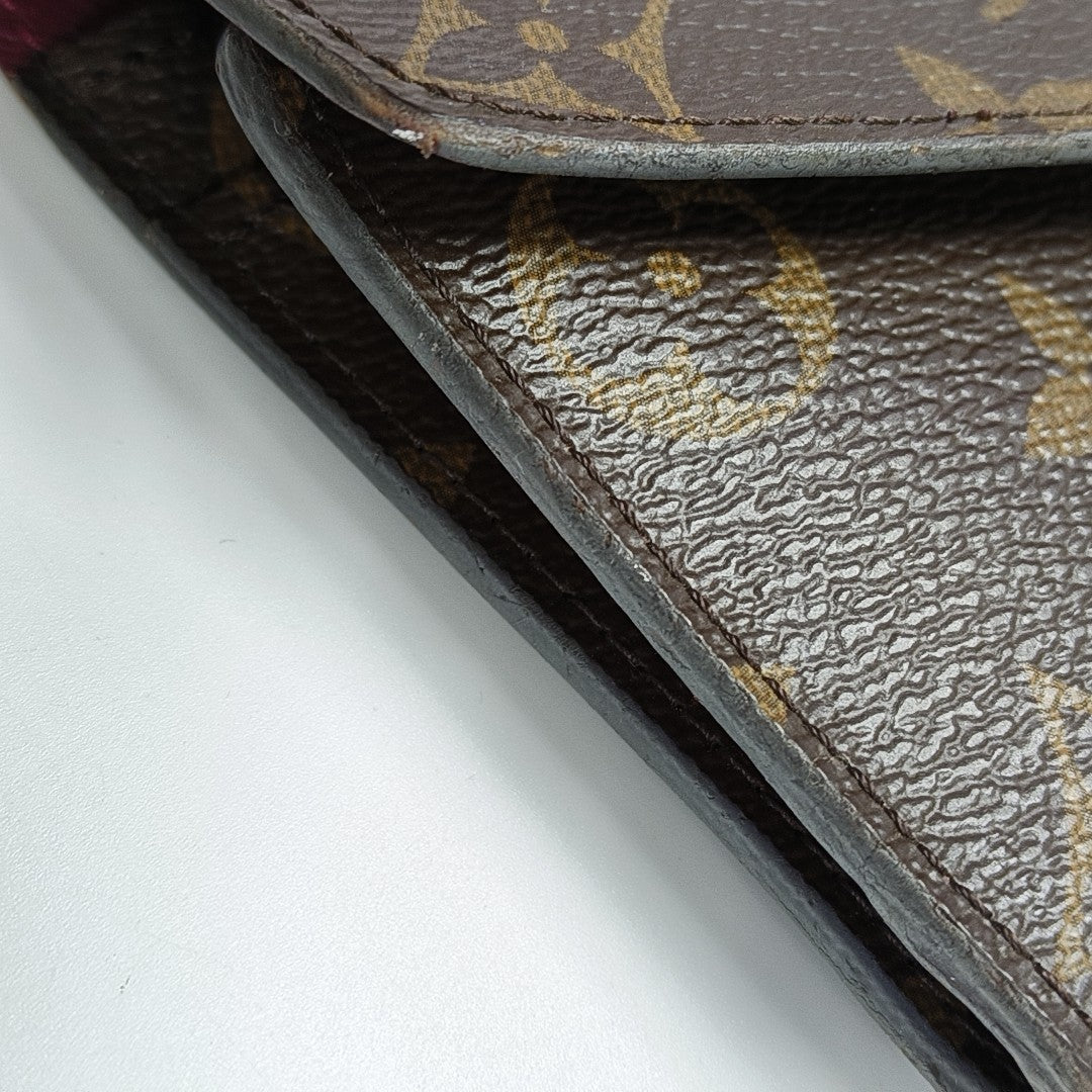 JOSÉPHINE Monogram Coated Canvas Brown Wallet