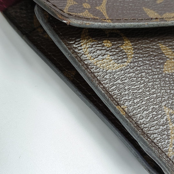 JOSÉPHINE Monogram Coated Canvas Brown Wallet