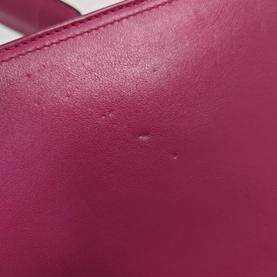 Calfskin Shoulder Bag Purple