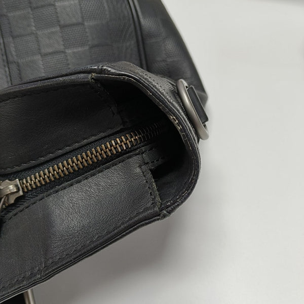 TADAO PM Damier Graphite Calfskin Black