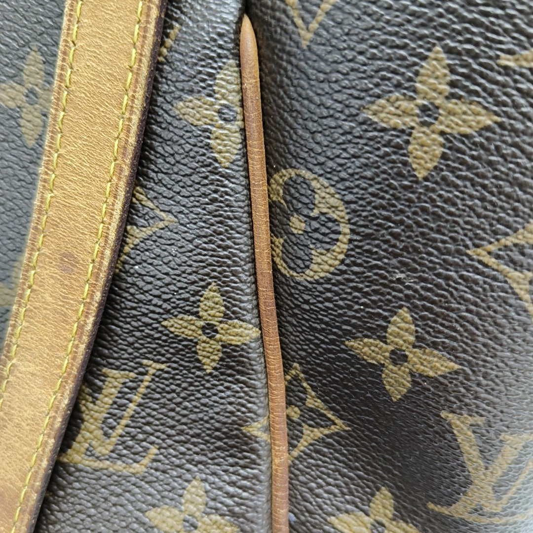 TOTALLY MM Monogram Coated Canvas Brown