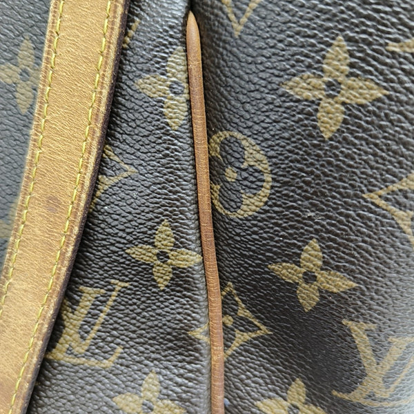 TOTALLY MM Monogram Coated Canvas Brown