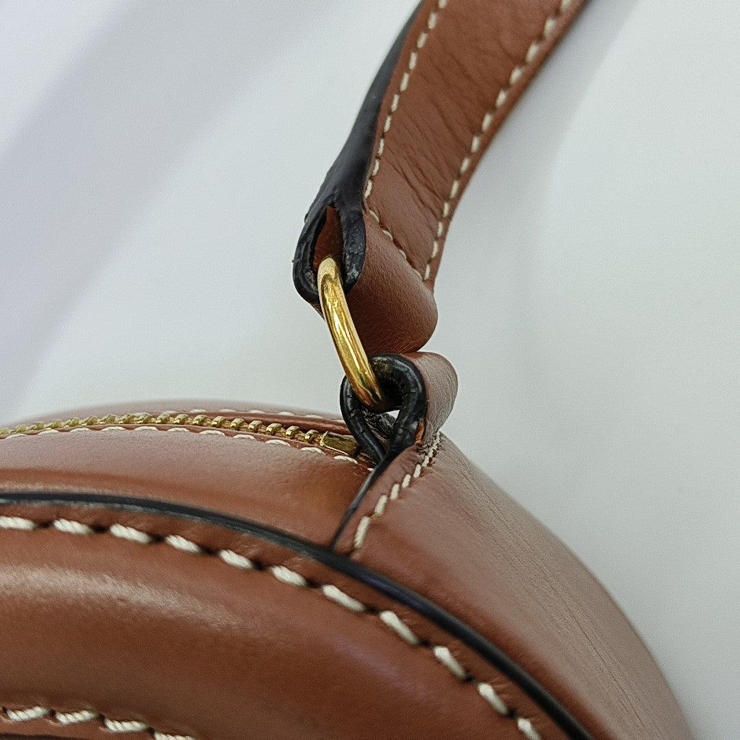 TRIOMPHE Small Calfskin Brown