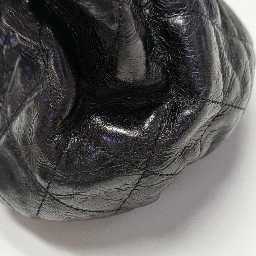 PORTOBELLO Quilted Calfskin Black