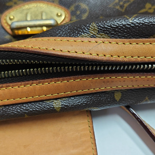 STRESA Monogram Coated Canvas Brown
