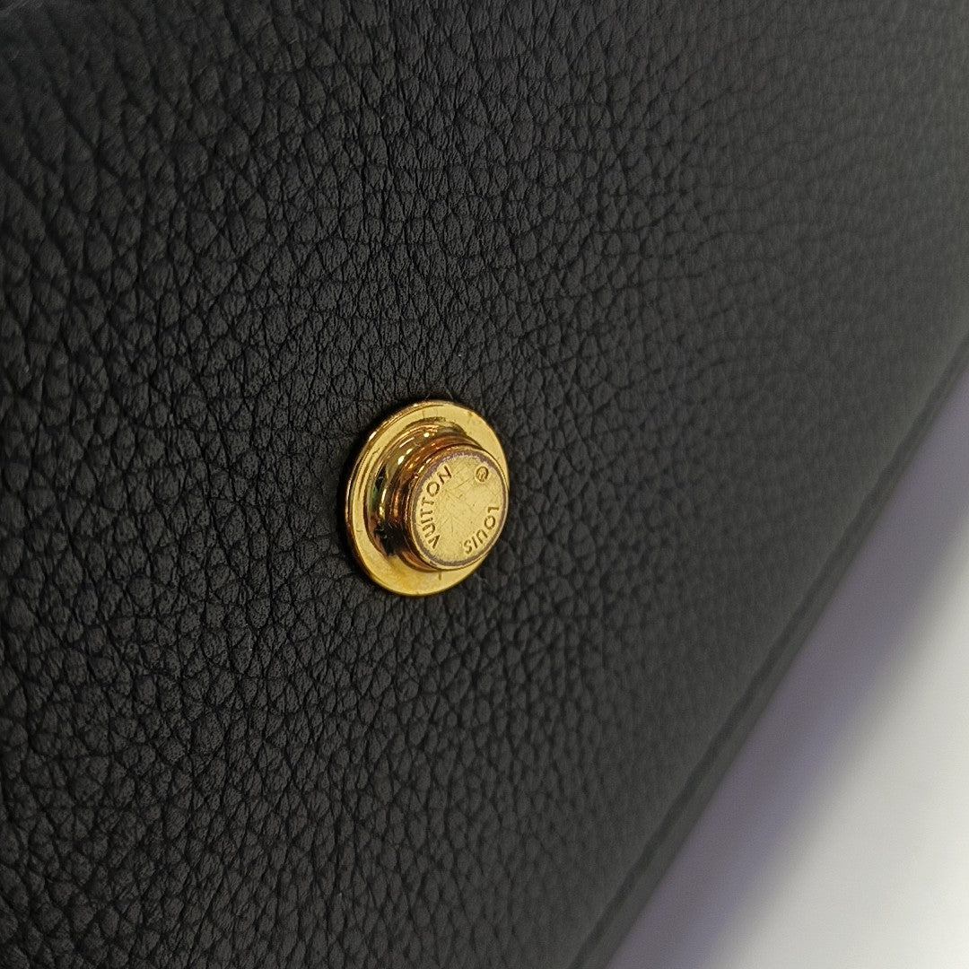 ON MY SIDE MM Monogram Calfskin Black
