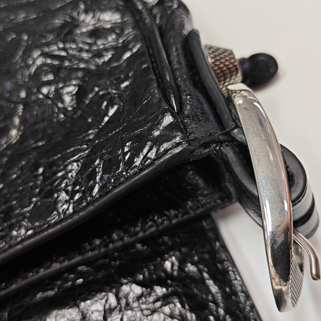 Calfskin Shoulder Bag Black