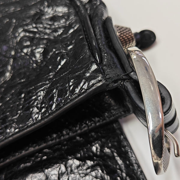 Calfskin Shoulder Bag Black