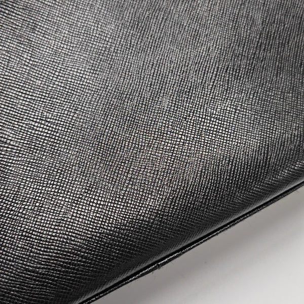 Calfskin Top Handle Bag Black