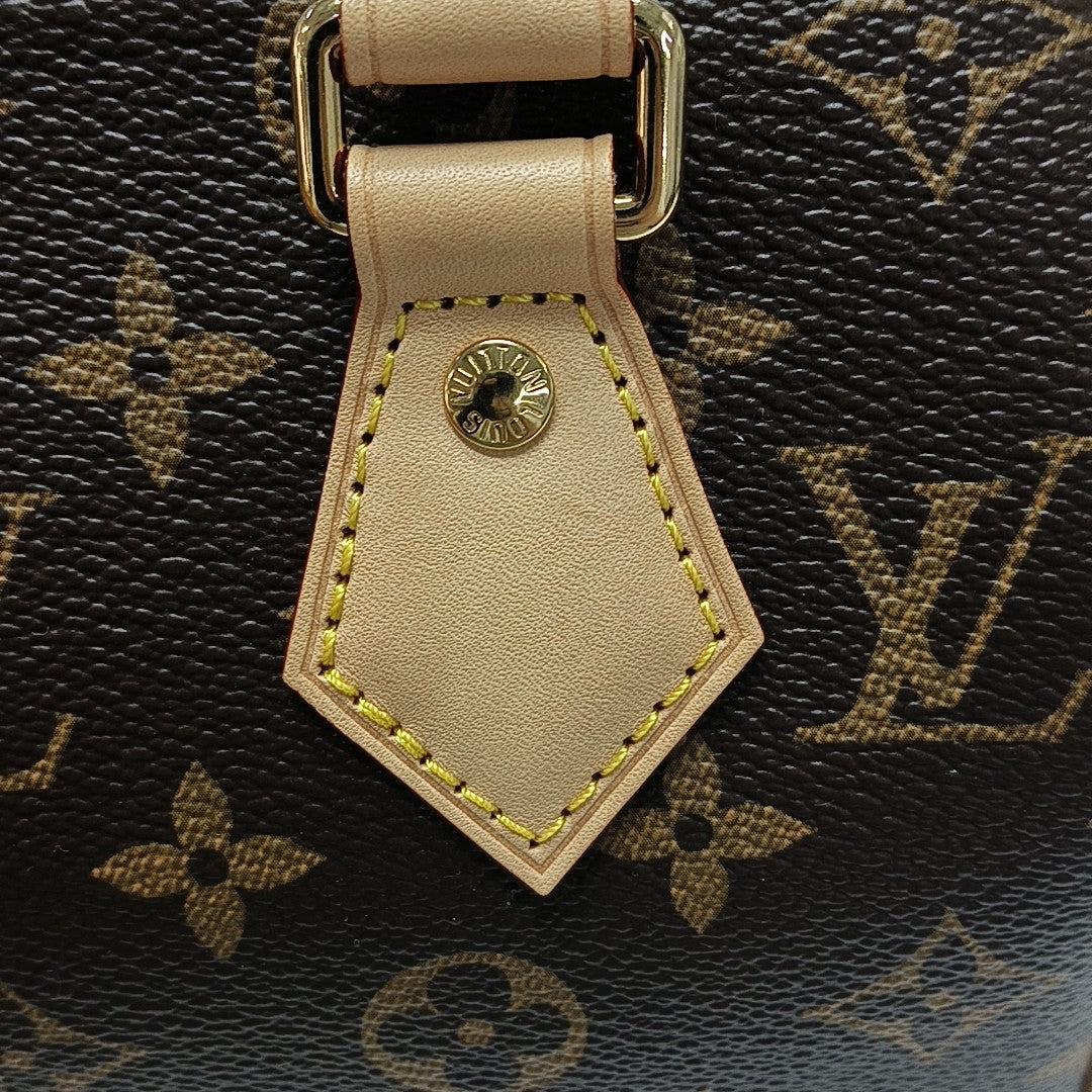 SPEEDY 20 Monogram Coated Canvas Brown