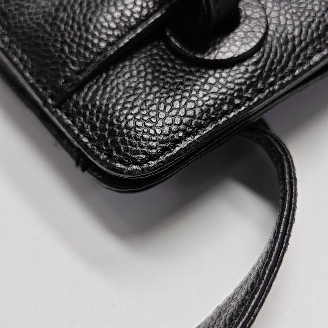Grained Calfskin Black