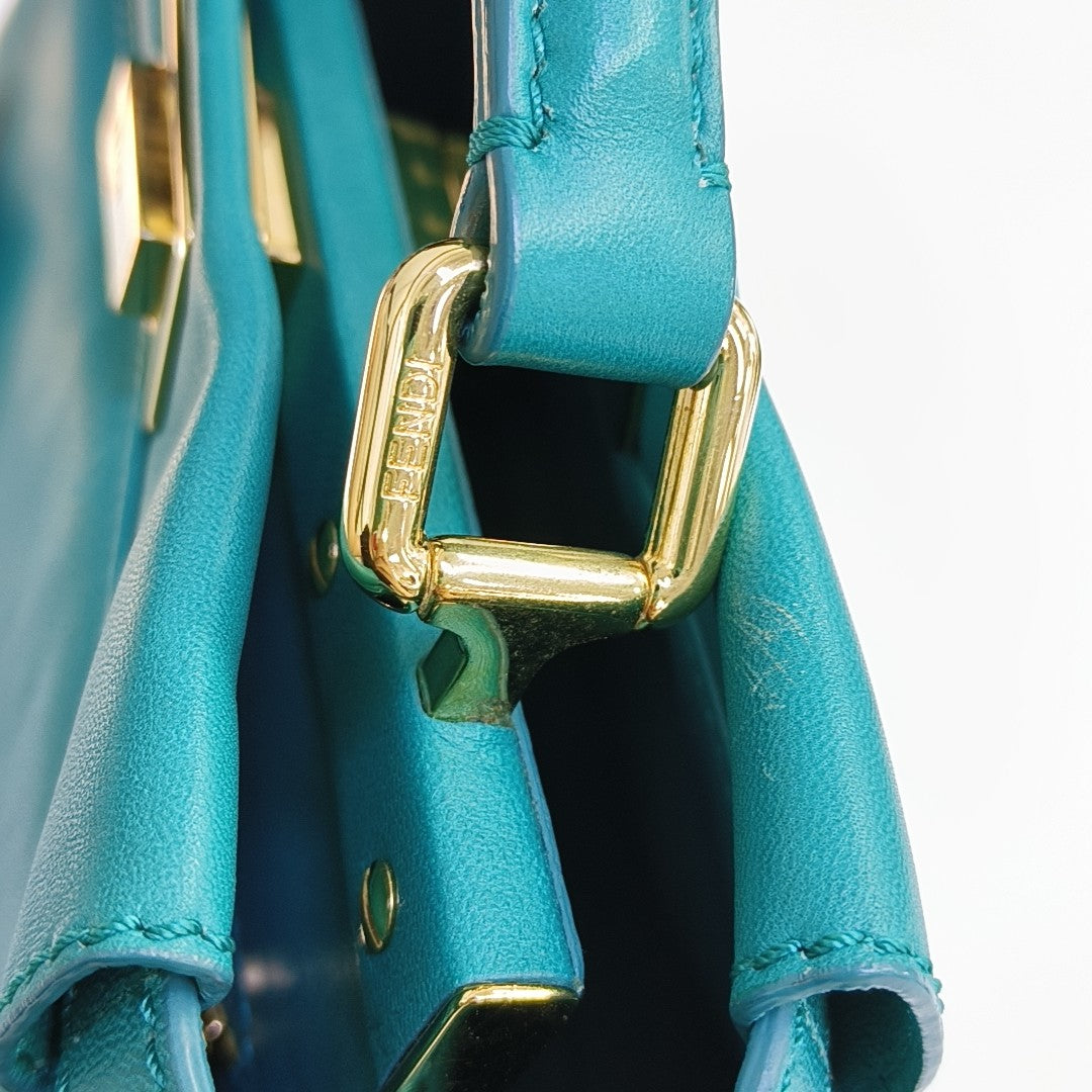 Peekaboo Mini Calfskin Green