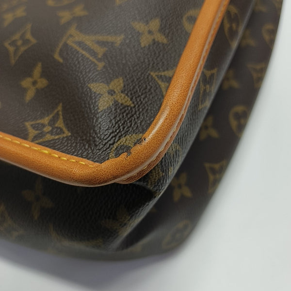 SATCHEL Monogram Coated Canvas Brown