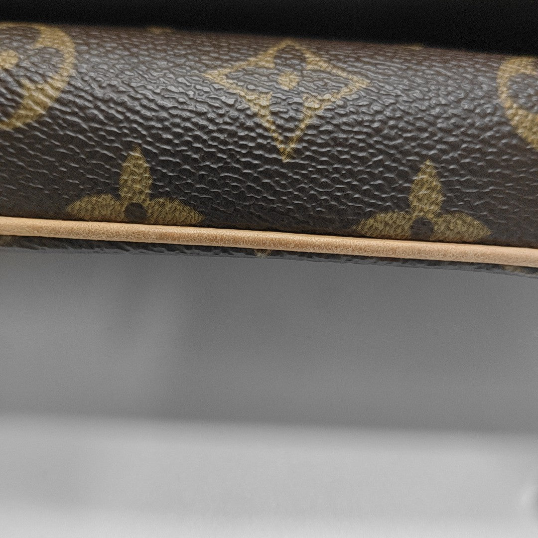 MARELLE Monogram Coated Canvas Brown