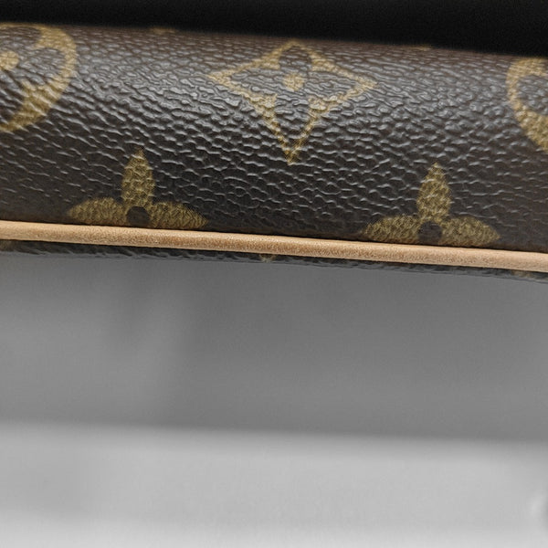 MARELLE Monogram Coated Canvas Brown